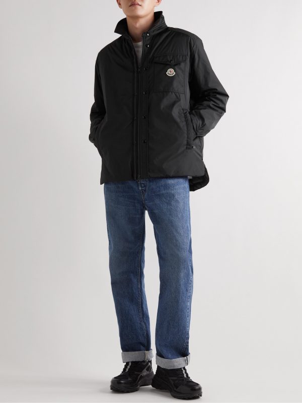 Pyrole Grosgrain-Trimmed Nylon Down Overshirt - OU Pyrole Grosgrain-Trimmed Nylon Down Overshirt - OU