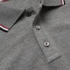 Logo-Appliquéd Striped Cotton-Piqué Polo Shirt - CU Logo-Appliquéd Striped Cotton-Piqué Polo Shirt - CU