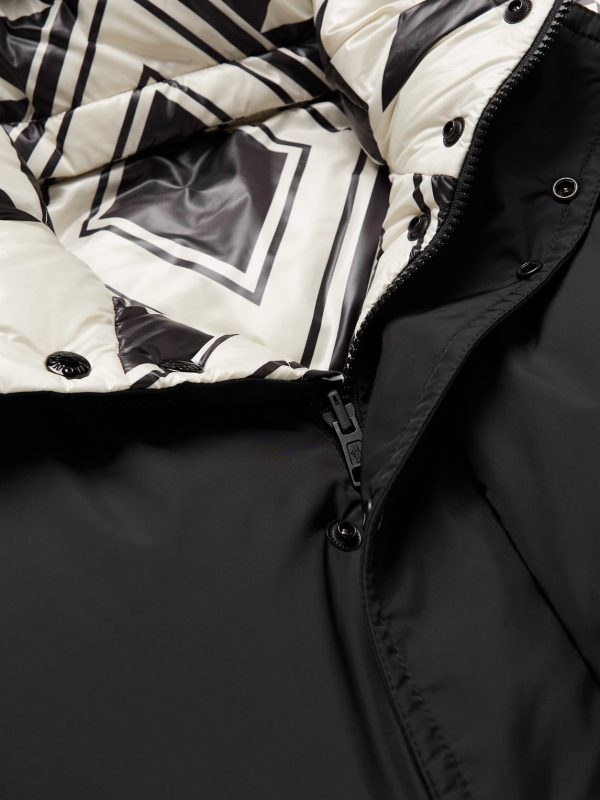 Hordelyme Reversible Printed Shell Hooded Down Jacket - CU Hordelyme Reversible Printed Shell Hooded Down Jacket - CU