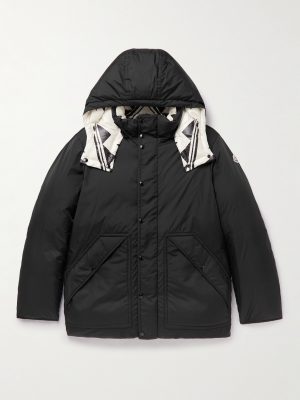 Hordelyme Reversible Printed Shell Hooded Down Jacket Hordelyme Reversible Printed Shell Hooded Down Jacket