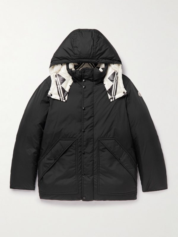 Hordelyme Reversible Printed Shell Hooded Down Jacket Hordelyme Reversible Printed Shell Hooded Down Jacket