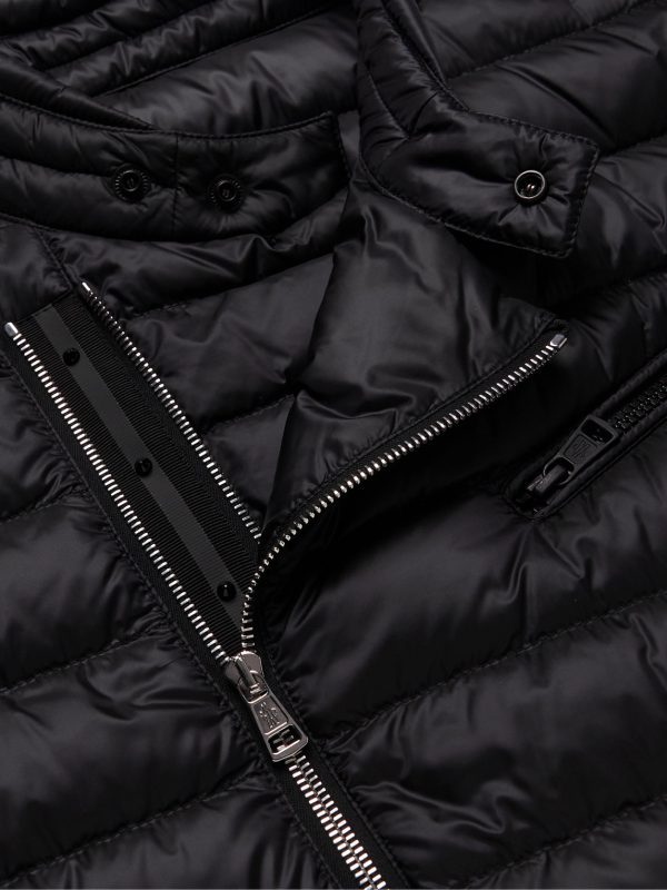Helianthe Grosgrain-Trimmed Quilted Nylon Down Jacket - CU Helianthe Grosgrain-Trimmed Quilted Nylon Down Jacket - CU