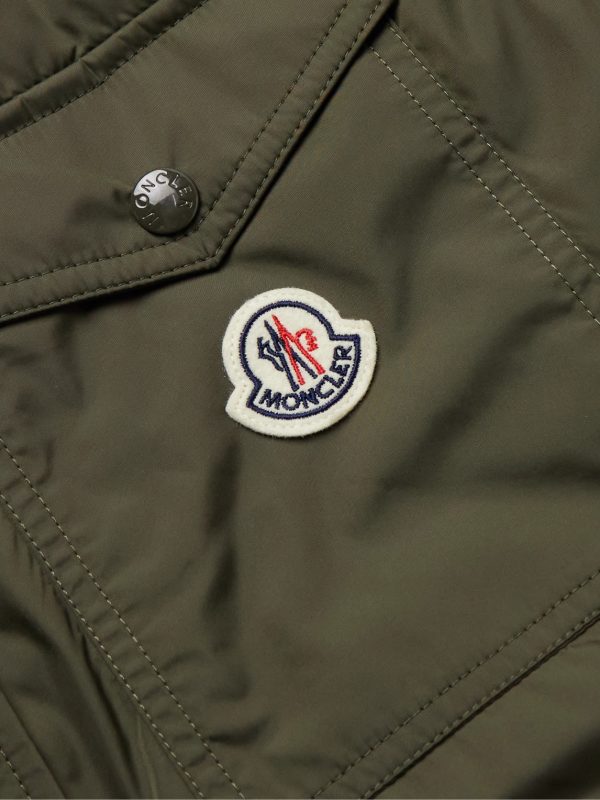 Pyrole Grosgrain-Trimmed Nylon Down Overshirt - E1 Pyrole Grosgrain-Trimmed Nylon Down Overshirt - E1