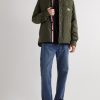 Pyrole Grosgrain-Trimmed Nylon Down Overshirt - OU Pyrole Grosgrain-Trimmed Nylon Down Overshirt - OU