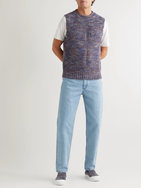 Ribbed-Knit Sweater Vest - OU