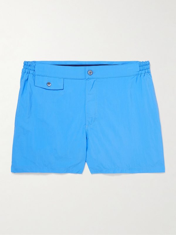 Slim-Fit Mid-Length Swim Shorts Slim-Fit Mid-Length Swim Shorts