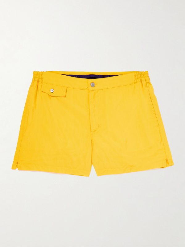 Slim-Fit Mid-Length Swim Shorts Slim-Fit Mid-Length Swim Shorts