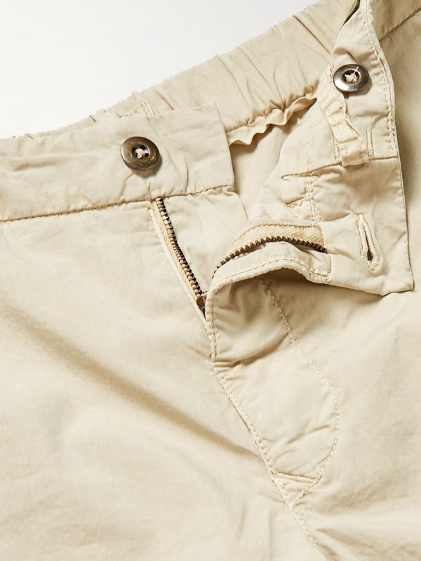 Slim-Fit Cotton-Blend Bermuda Shorts - E1 Slim-Fit Cotton-Blend Bermuda Shorts - E1
