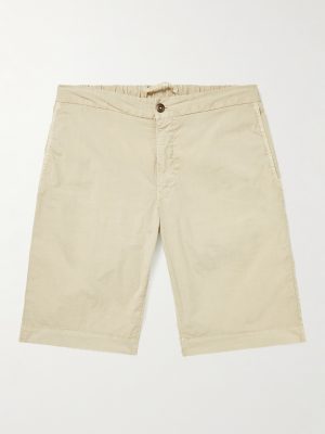 Slim-Fit Cotton-Blend Bermuda Shorts