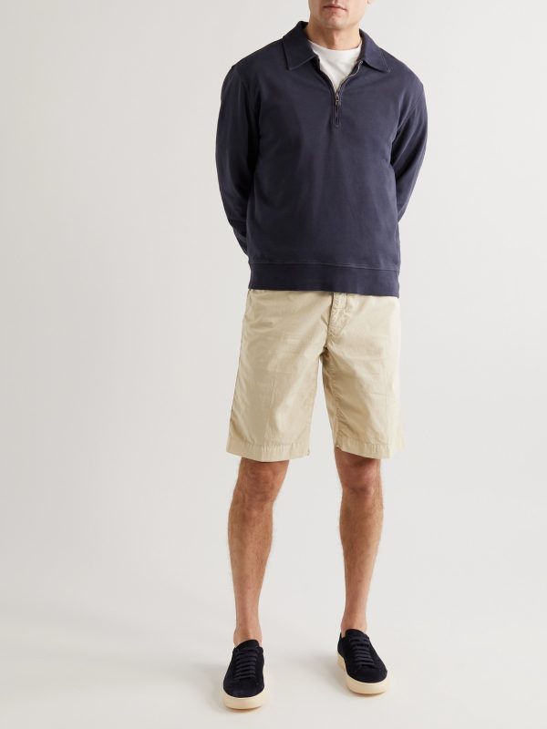 Slim-Fit Cotton-Blend Bermuda Shorts - OU Slim-Fit Cotton-Blend Bermuda Shorts - OU