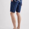 Slim-Fit Cotton-Blend Bermuda Shorts - BK Slim-Fit Cotton-Blend Bermuda Shorts - BK