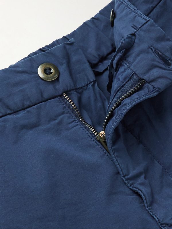Slim-Fit Cotton-Blend Bermuda Shorts - E1 Slim-Fit Cotton-Blend Bermuda Shorts - E1
