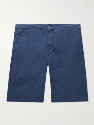 Slim-Fit Cotton-Blend Bermuda Shorts