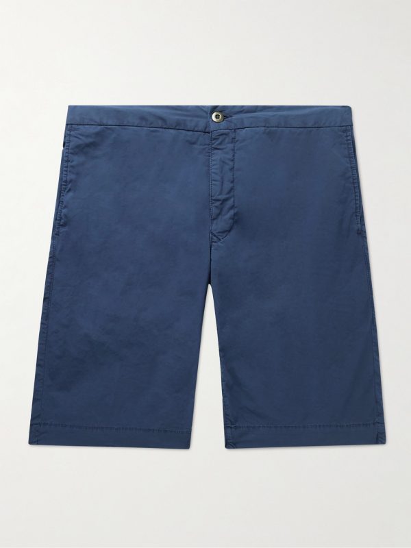 Slim-Fit Cotton-Blend Bermuda Shorts Slim-Fit Cotton-Blend Bermuda Shorts