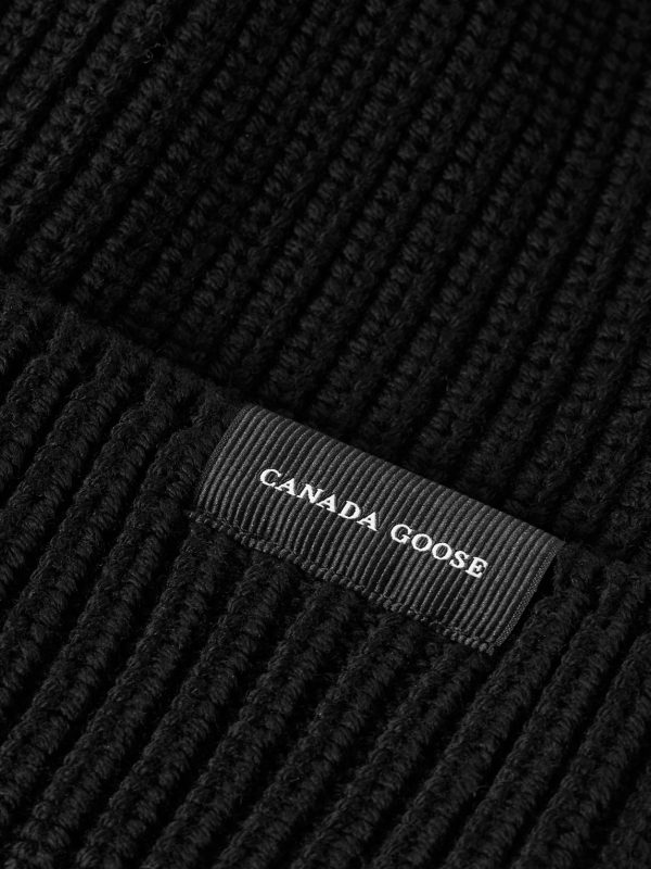 Logo-Appliquéd Ribbed Wool Beanie - CU Logo-Appliquéd Ribbed Wool Beanie - CU