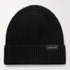 Logo-Appliquéd Ribbed Wool Beanie Logo-Appliquéd Ribbed Wool Beanie