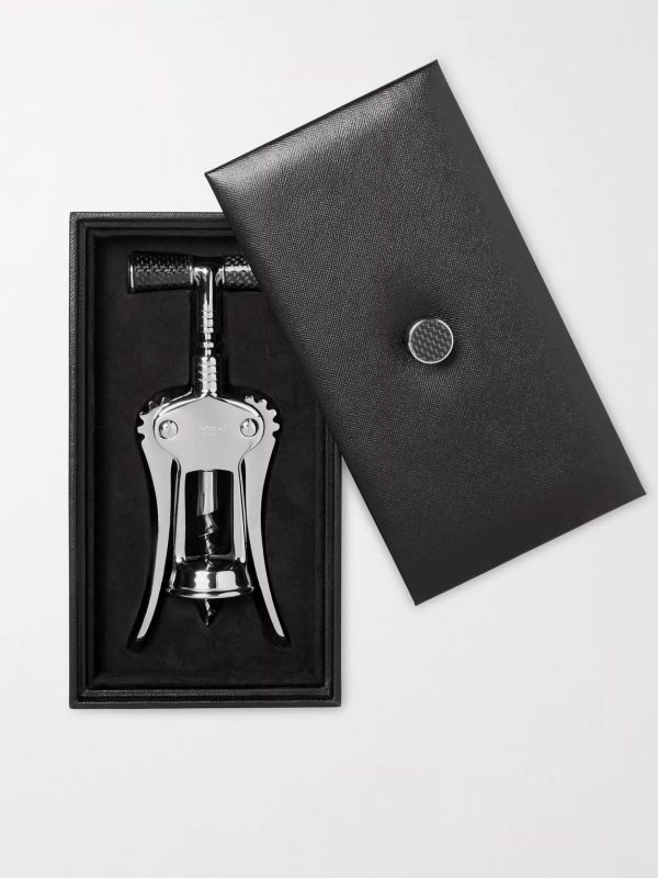 Chrome-Plated, Stainless Steel and Carbon Fibre Corkscrew Chrome-Plated, Stainless Steel and Carbon Fibre Corkscrew