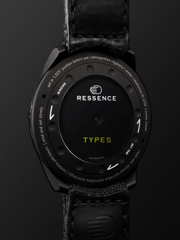 Type 5BB Automatic 46mm DLC-Coated Titanium and Leather Watch - BK Type 5BB Automatic 46mm DLC-Coated Titanium and Leather Watch - BK