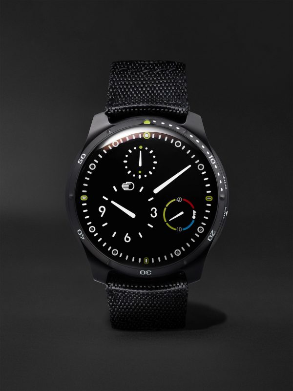 Type 5BB Automatic 46mm DLC-Coated Titanium and Leather Watch Type 5BB Automatic 46mm DLC-Coated Titanium and Leather Watch