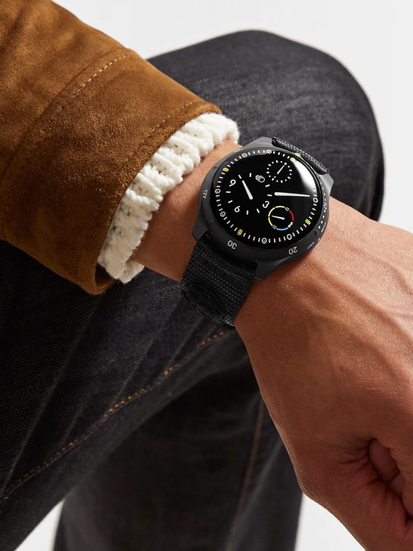 Type 5BB Automatic 46mm DLC-Coated Titanium and Leather Watch - OU Type 5BB Automatic 46mm DLC-Coated Titanium and Leather Watch - OU