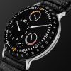 Type 3 Automatic 44mm Titanium and Leather Watch - FR