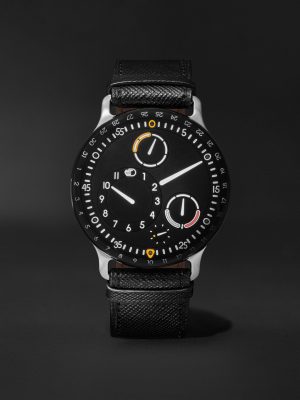 Type 3 Automatic 44mm Titanium and Leather Watch Type 3 Automatic 44mm Titanium and Leather Watch
