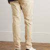 Pantaflat Slim-Fit Pleated Stretch-Cotton Trousers - BK Pantaflat Slim-Fit Pleated Stretch-Cotton Trousers - BK
