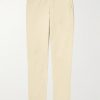 Pantaflat Slim-Fit Pleated Stretch-Cotton Trousers Pantaflat Slim-Fit Pleated Stretch-Cotton Trousers