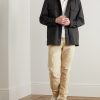 Pantaflat Slim-Fit Pleated Stretch-Cotton Trousers - OU Pantaflat Slim-Fit Pleated Stretch-Cotton Trousers - OU