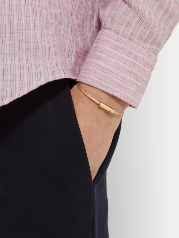 Le 11 Brushed 18-Karat Gold Bracelet - FR Le 11 Brushed 18-Karat Gold Bracelet - FR