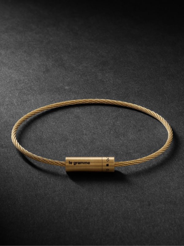 Le 11 Brushed 18-Karat Gold Bracelet Le 11 Brushed 18-Karat Gold Bracelet