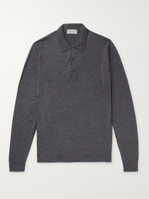 Belper Slim-Fit Merino Wool Polo Shirt Belper Slim-Fit Merino Wool Polo Shirt