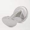 Sterling Silver, Mother-of-Pearl and Sapphire Cufflinks - BK Sterling Silver, Mother-of-Pearl and Sapphire Cufflinks - BK