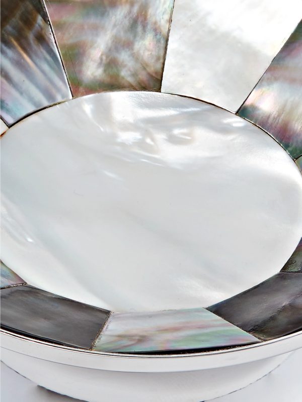 Crystal, Mother-Of-Pearl And Chrome-Plated Caviar Bowl - CU Crystal, Mother-Of-Pearl And Chrome-Plated Caviar Bowl - CU
