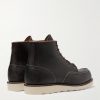 8849 6-Inch Moc Leather Boots - BK