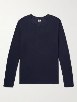 Clive Waffle-Knit Cotton and Modal-Blend T-Shirt Clive Waffle-Knit Cotton and Modal-Blend T-Shirt