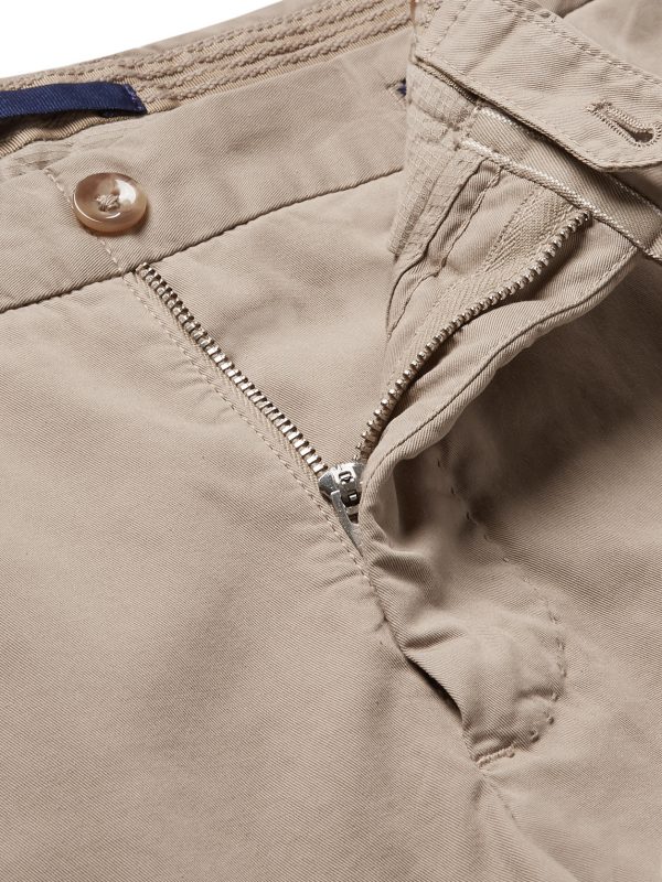 Four Season Slim-Fit Cotton-Blend Chinos - E1 Four Season Slim-Fit Cotton-Blend Chinos - E1