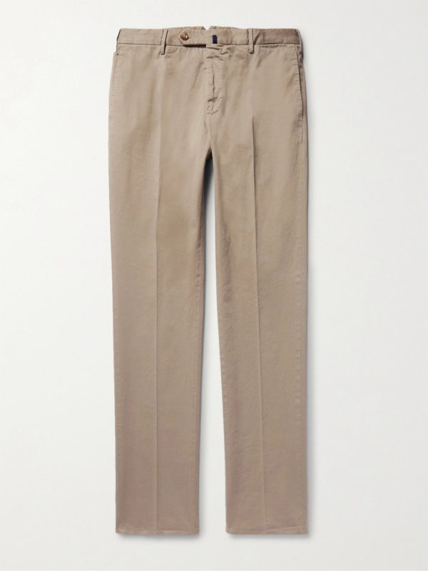 Four Season Relaxed-Fit Cotton-Blend Chinos Four Season Relaxed-Fit Cotton-Blend Chinos