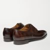 City II Burnished-Leather Oxford Shoes - BK