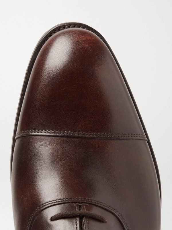 City II Burnished-Leather Oxford Shoes - CU