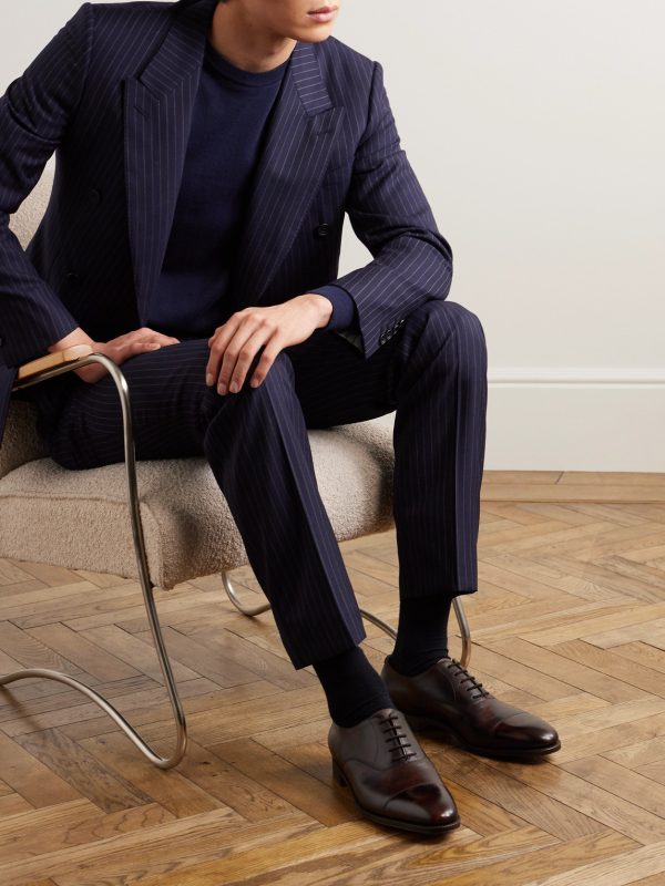 City II Burnished-Leather Oxford Shoes - OU