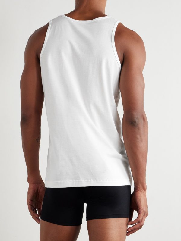 Cotton-Jersey Tank Top - BK