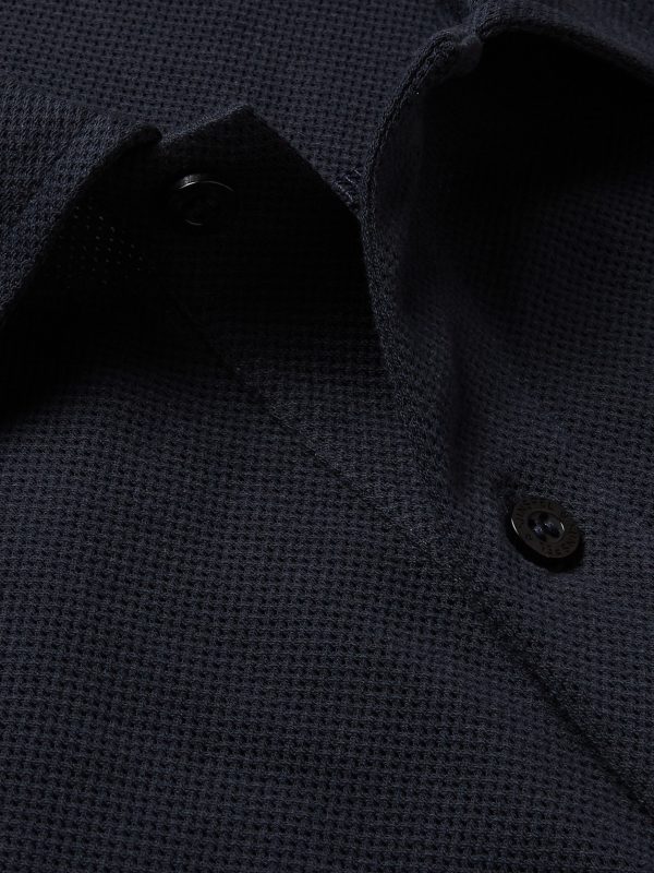 Riviera Slim-Fit Cotton-Mesh Polo Shirt - CU Riviera Slim-Fit Cotton-Mesh Polo Shirt - CU
