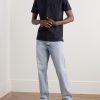 Riviera Slim-Fit Cotton-Mesh Polo Shirt - OU Riviera Slim-Fit Cotton-Mesh Polo Shirt - OU