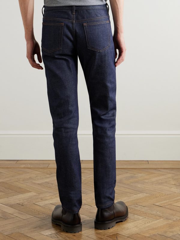 Petit Standard Slim-Fit Dry Selvedge Denim Jeans - BK Petit Standard Slim-Fit Dry Selvedge Denim Jeans - BK