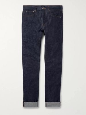 Petit Standard Slim-Fit Dry Selvedge Denim Jeans Petit Standard Slim-Fit Dry Selvedge Denim Jeans