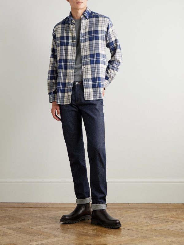 Petit Standard Slim-Fit Dry Selvedge Denim Jeans - OU Petit Standard Slim-Fit Dry Selvedge Denim Jeans - OU
