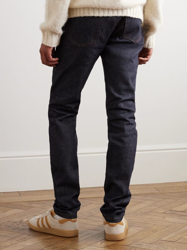 Petit New Standard Skinny-Fit Dry Selvedge Denim Jeans - BK