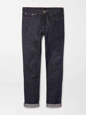 Petit New Standard Skinny-Fit Dry Selvedge Denim Jeans Petit New Standard Skinny-Fit Dry Selvedge Denim Jeans
