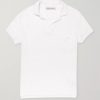 Slim-Fit Camp-Collar Cotton-Terry Polo Shirt Slim-Fit Camp-Collar Cotton-Terry Polo Shirt